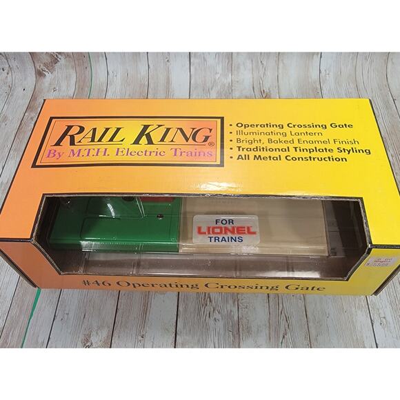 MTH RailKing #46 Operating Crossing Gate 30-11017 O Scale New - Picture 2 of 7